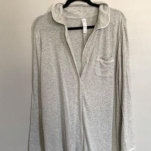 Button up robe dress